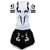 Men's 2-in-1 Compression Shirt & Double-Deck Shorts Set