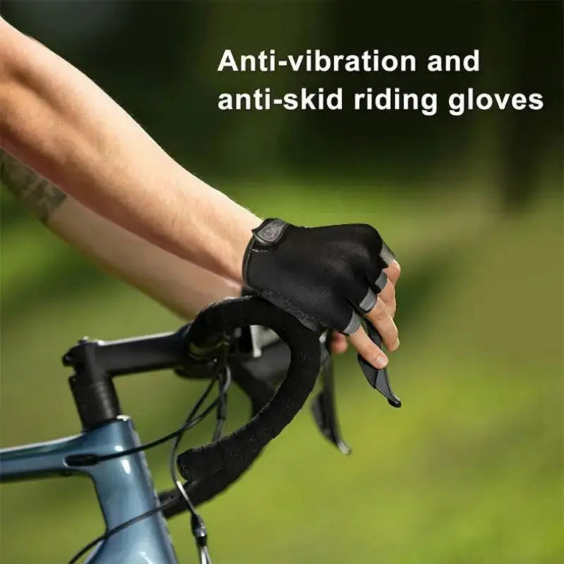 Breathable Anti-Slip Half Finger Gym Gloves for Men and Women