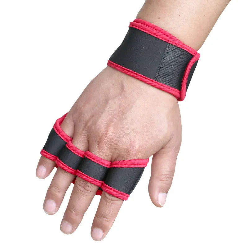 Durable workout gloves with padded palm and wrist support