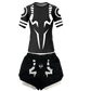 Men's 2-in-1 Compression Shirt & Double-Deck Shorts Set