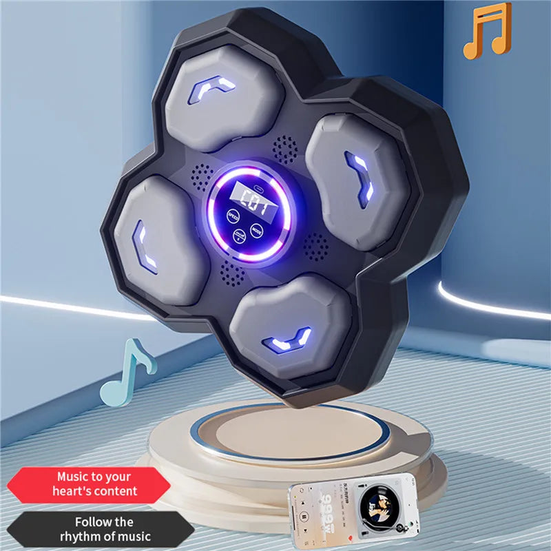 Bluetooth Music Boxing Machine Muay Thai Training Sandbag Sports Fitness Reaction