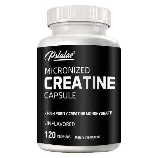 Micronized Creatine Monohydrate - 120 Capsules - Pre & Post Workout Support