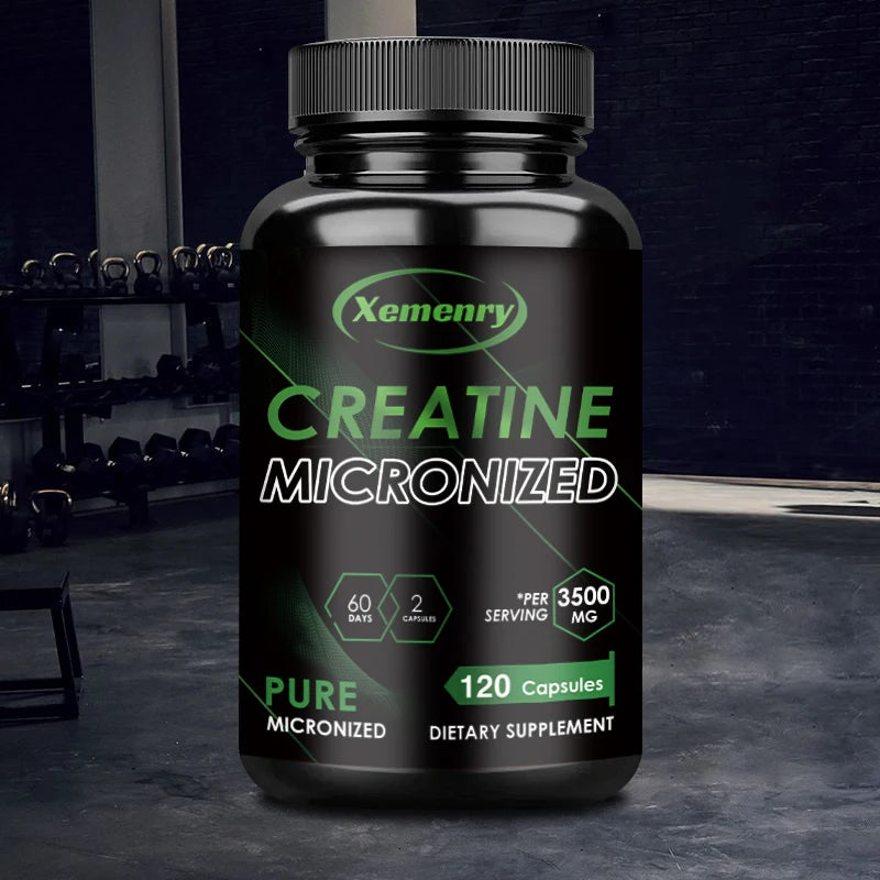 Creatine Monohydrate - Increase Strength, Build Muscle and Improve Performance,  - 120 Capsules