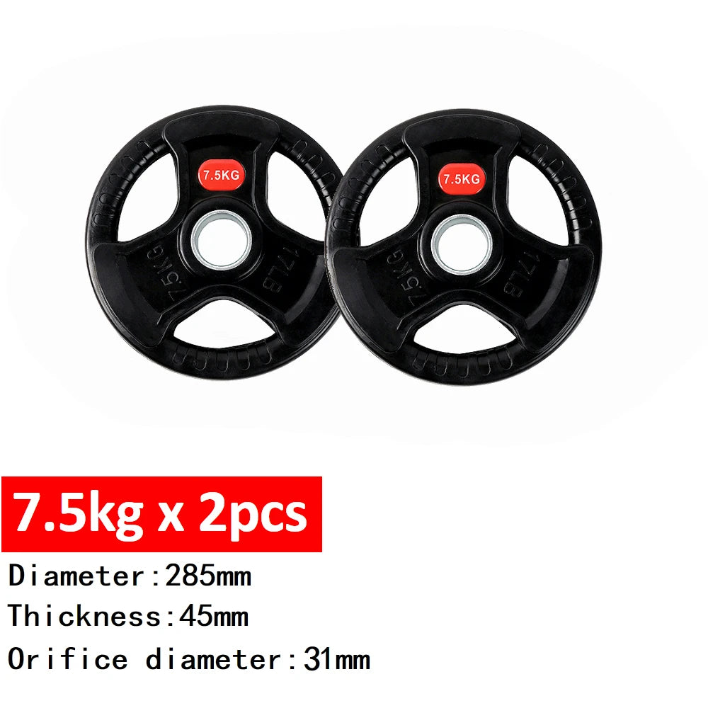 Hand Holes Weight Disc, 30 mm Thick Bar Holes, 2,5-10 kg Lifting, Squats