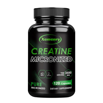 Creatine Monohydrate - Increase Strength, Build Muscle and Improve Performance,  - 120 Capsules