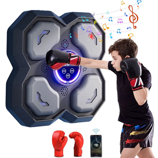 Bluetooth Music Boxing Machine Muay Thai Training Sandbag Sports Fitness Reaction