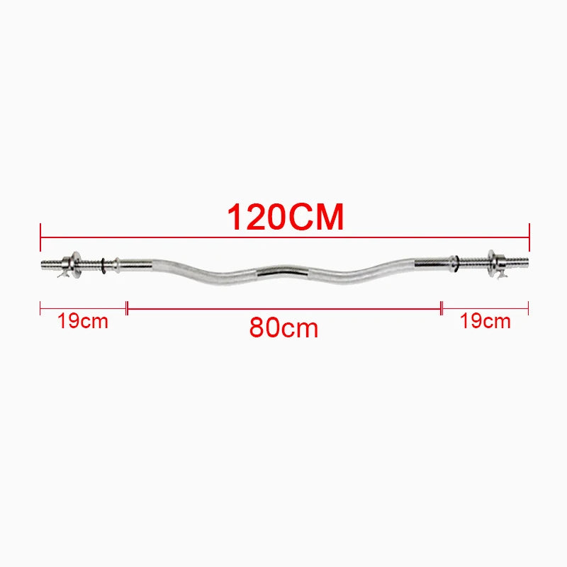 Standard Straight and Curved Dumbbell Bars 25mm, 1.2m, 1.5m