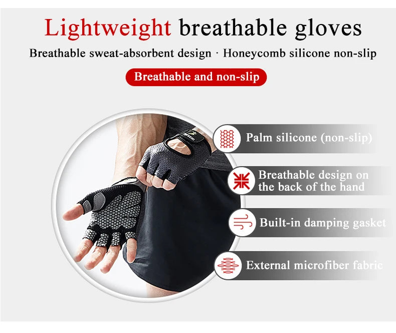 Gym Gloves Fitness Weight Lifting Gloves