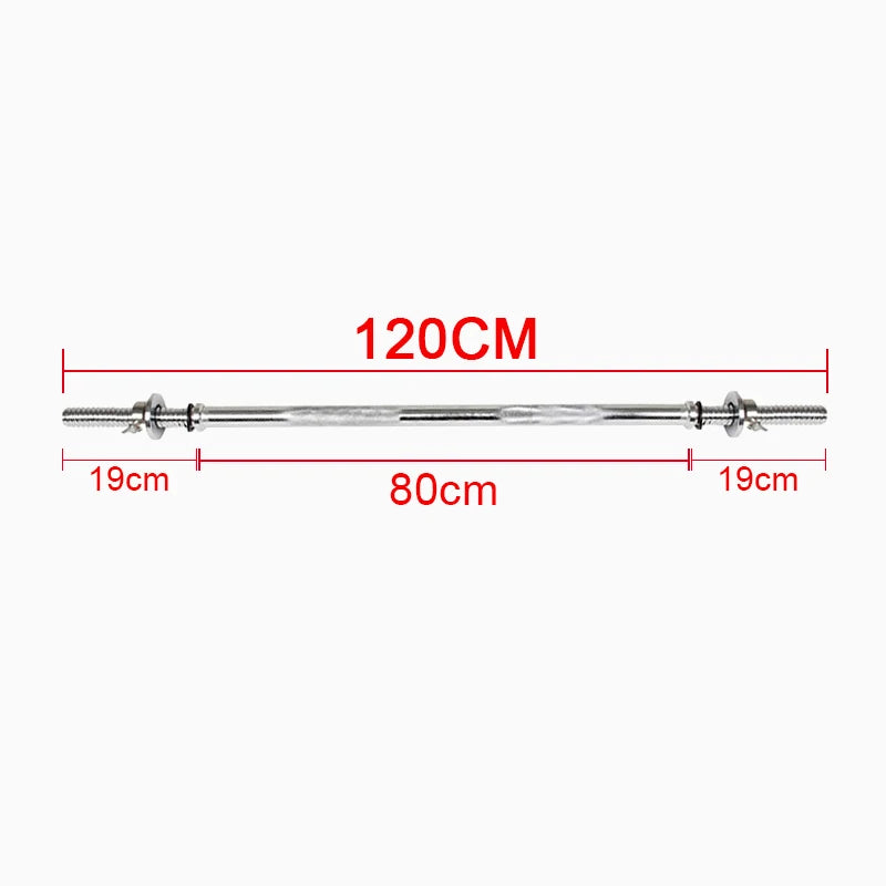 Standard Straight and Curved Dumbbell Bars 25mm, 1.2m, 1.5m