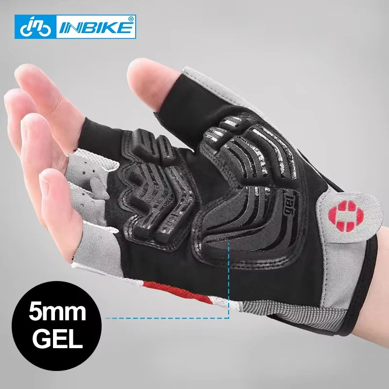 Shockproof GEL Pad Cycling Gloves Half Finger