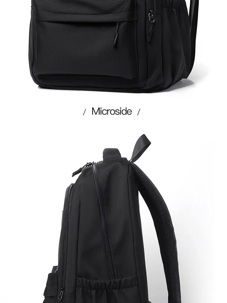 14 Inch Men And Women Universal School Bag Leisure Solid Color Outdoor Sports Shoulder Bag