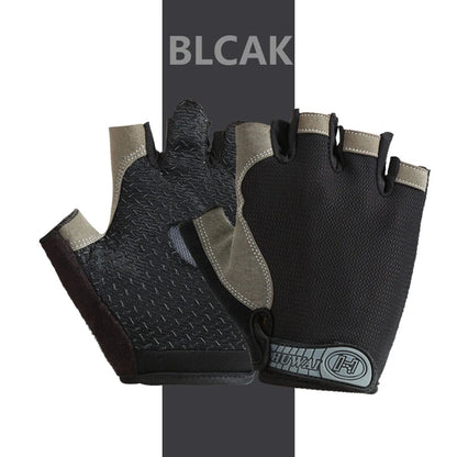 Half finger gloves for Gym (anti slip)