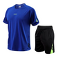 Sports suit men's summer short sleeved