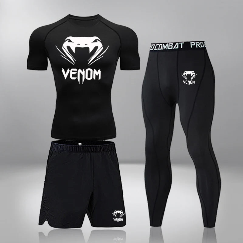 Men's Compression Sportswear Suits Gym