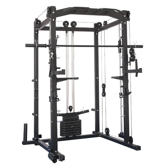 Gym Training Equipment Factory Supply Smith Machine Barbell Stand for Squat Rack Weightlifting Exercise