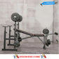 MUSCULATION BENCH, ADJUSTABLE WITH RACK SUPPORT FOR SQUAT, ABDOMINAL, PECTORAL FLY, PRESS BENCH