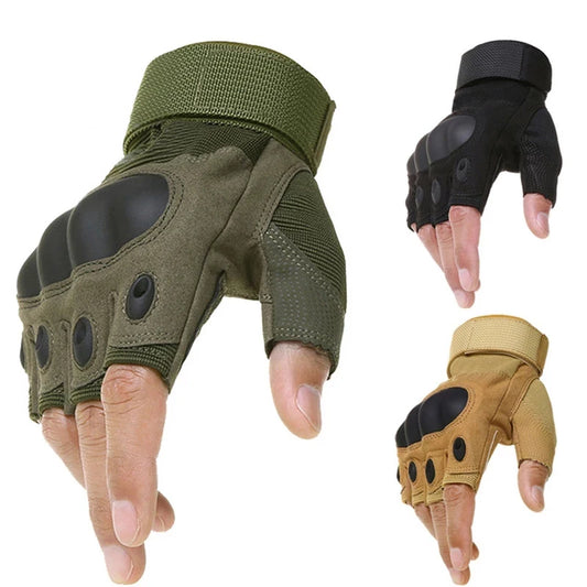 Outdoor Tactical Gloves Gym Sport Gloves Half Finger