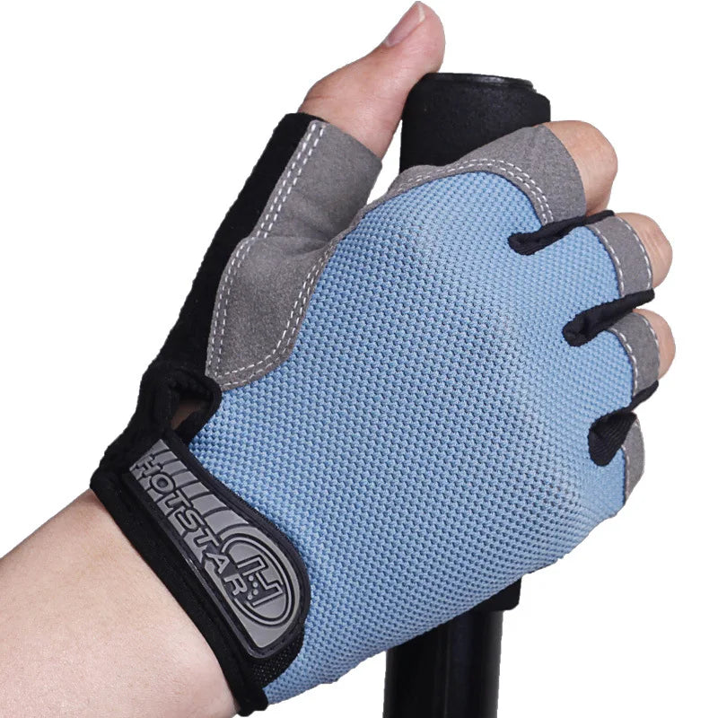 Half finger gloves for Gym (anti slip)