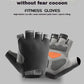 Breathable Anti-Slip Half Finger  Gym Gloves for Men and Women