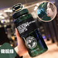 2 Liters Motivational Water Bottle With Straw Drink Bottle