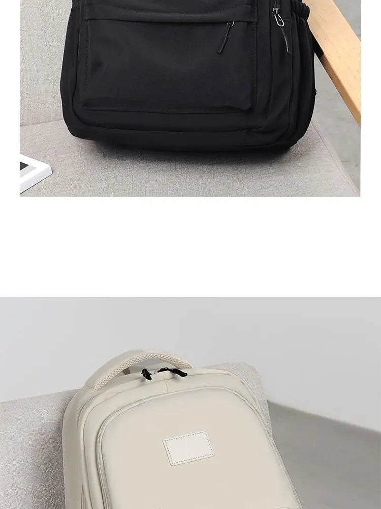 14 Inch Men And Women Universal School Bag Leisure Solid Color Outdoor Sports Shoulder Bag