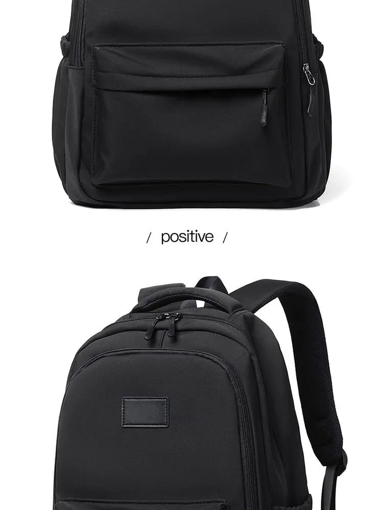14 Inch Men And Women Universal School Bag Leisure Solid Color Outdoor Sports Shoulder Bag