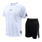 Sports suit men's summer short sleeved