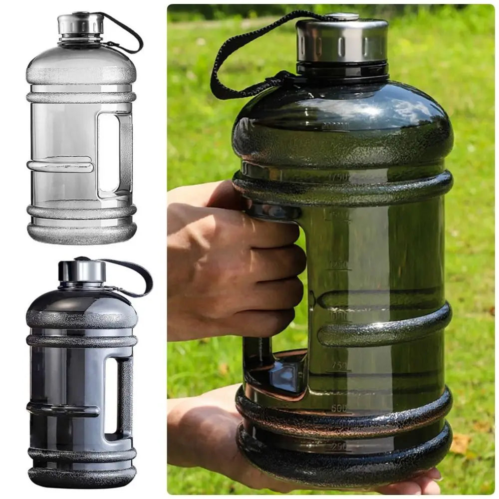 2L PETG Large Capacity Water Bottle Training Sports Workout