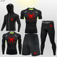 Men's Compression Sportswear Tights T-Shirt Spider