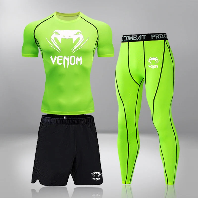 Men's Compression Sportswear Suits Gym