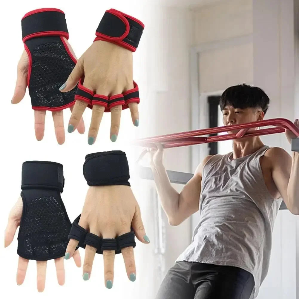 Half Finger Weight Training Gloves for Men Women Fitness Sports