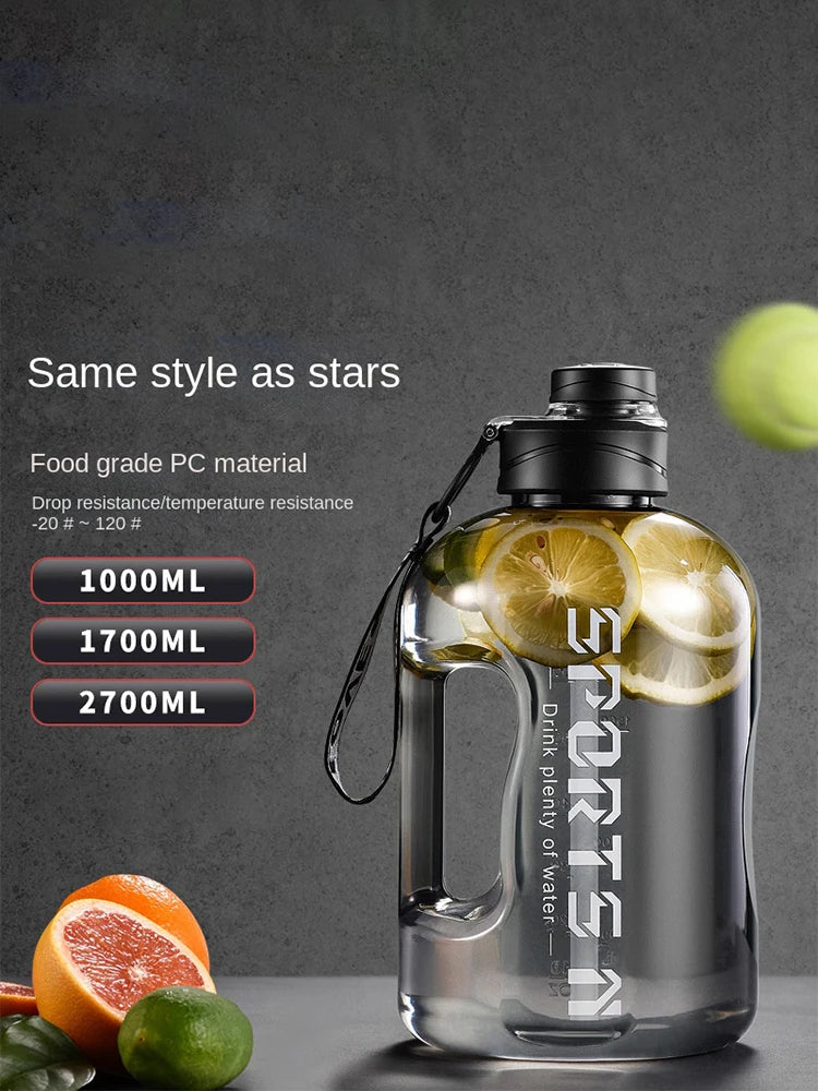 1700ml/2700ml Gym Cycling Cup PP Material