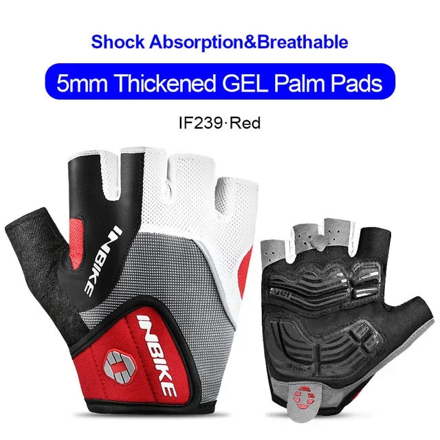 Shockproof GEL Pad Cycling Gloves Half Finger