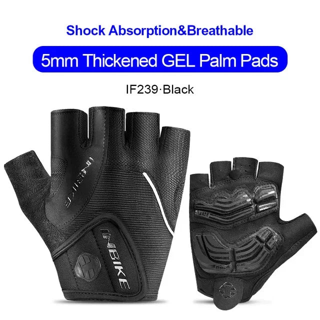 Shockproof GEL Pad Cycling Gloves Half Finger