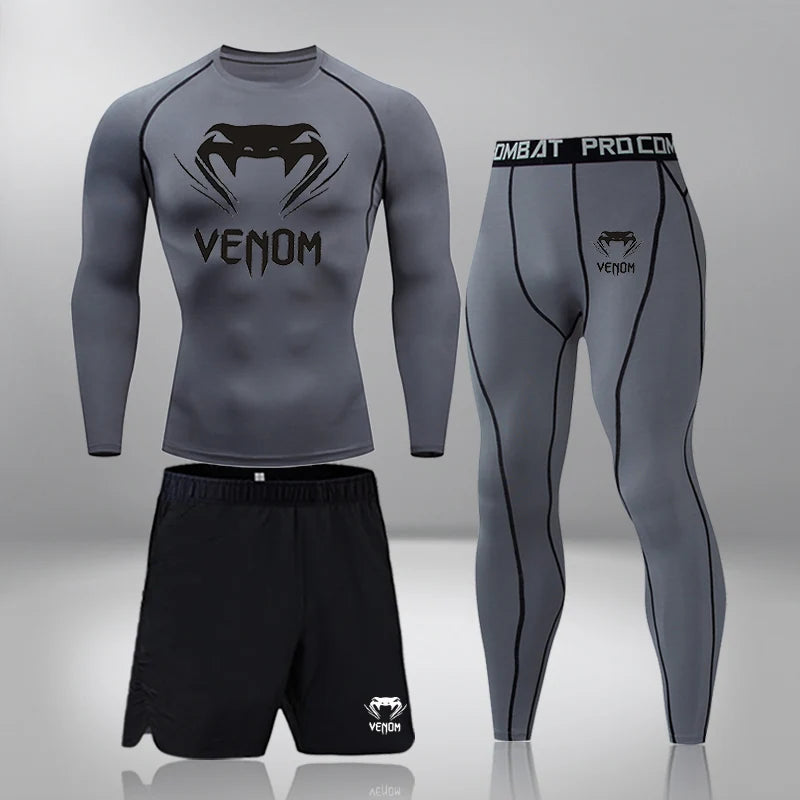 Men's Compression Sportswear Suits Gym