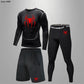 Men's Compression Sportswear Tights T-Shirt Spider