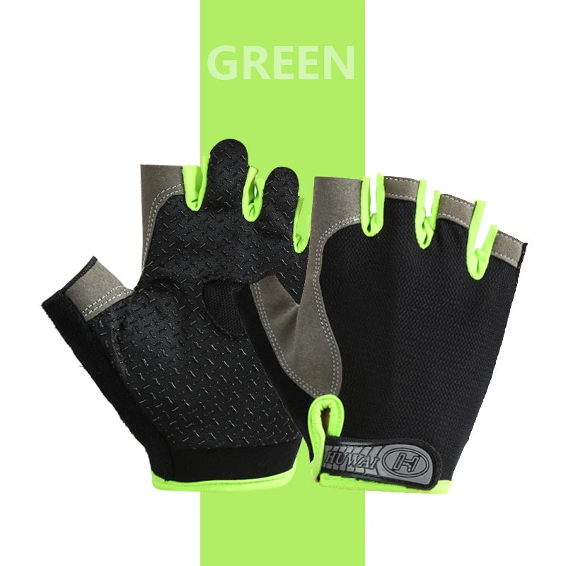 Half finger gloves for Gym (anti slip)