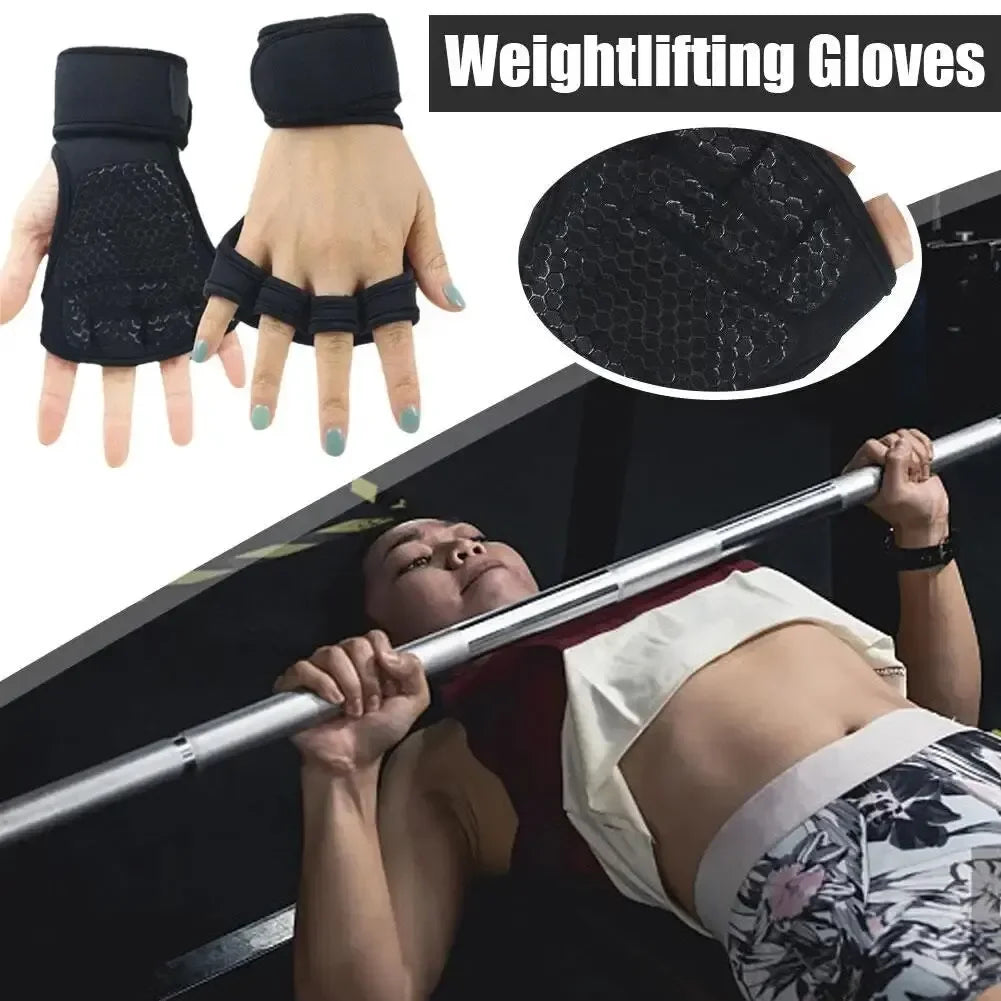 Half Finger Weight Training Gloves for Men Women Fitness Sports