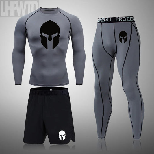 Spartan Men Compression Running Set