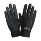 Black half-finger gloves for weightlifting and cycling