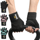 Weightlifting Gloves Wristband Support Breathable Anti-Slip Sports Gym Gloves Bodybuilding Powerlifting Fitness Training