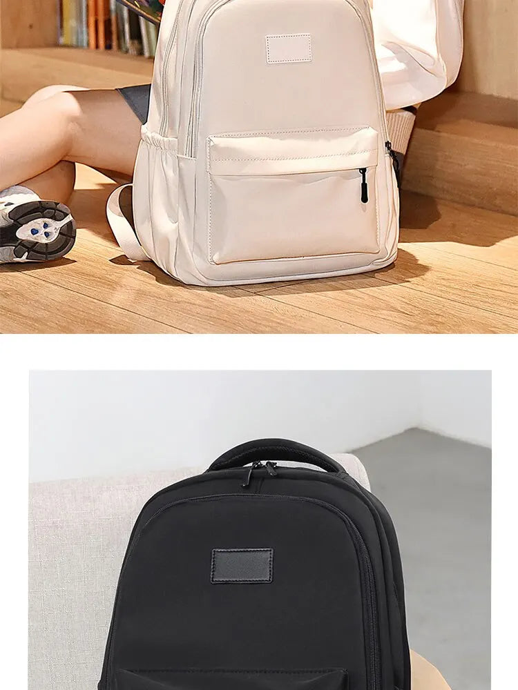 14 Inch Men And Women Universal School Bag Leisure Solid Color Outdoor Sports Shoulder Bag