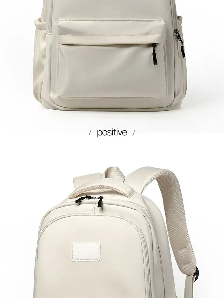 14 Inch Men And Women Universal School Bag Leisure Solid Color Outdoor Sports Shoulder Bag