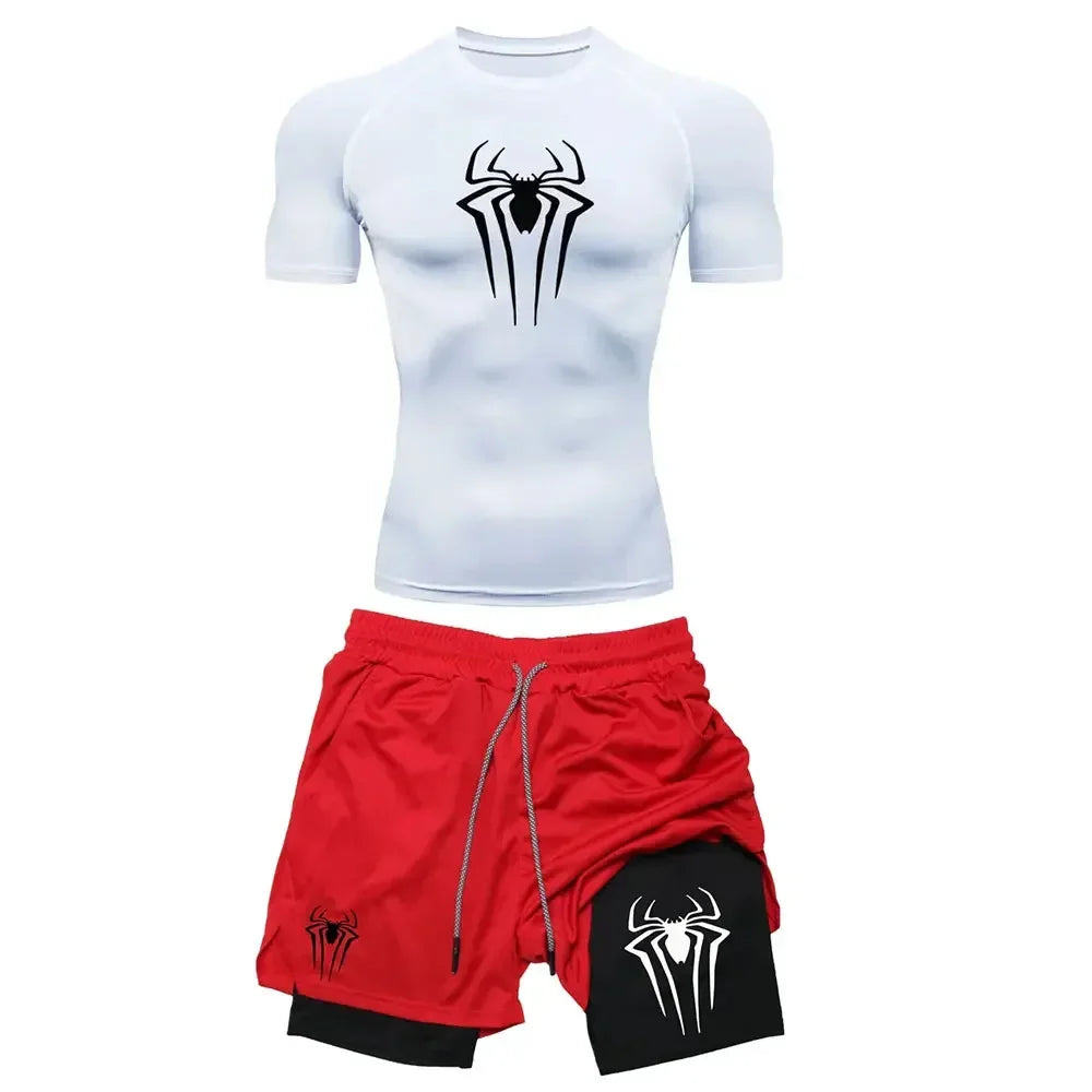 Men's Workout Compression Set Y2K Spider