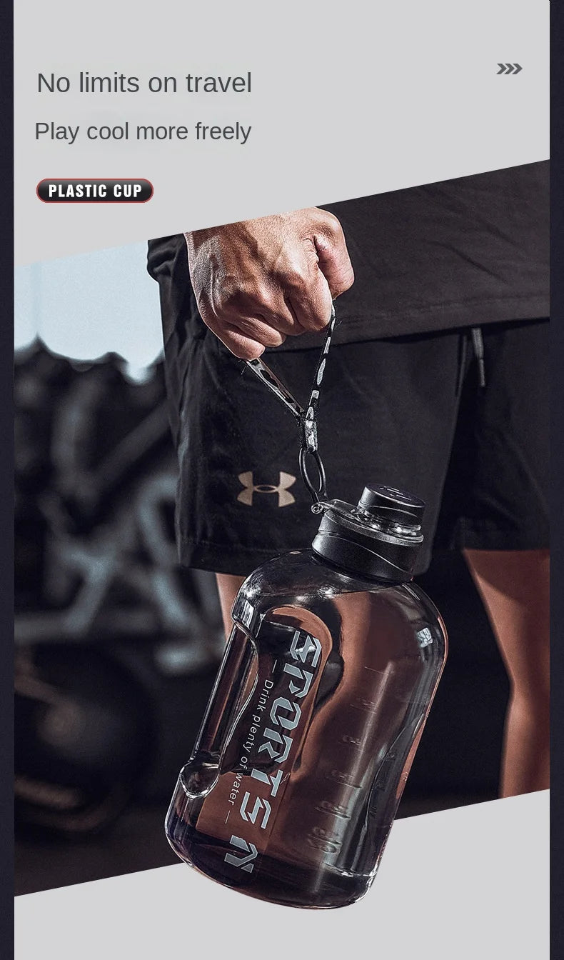 1700ml/2700ml Gym Cycling Cup PP Material