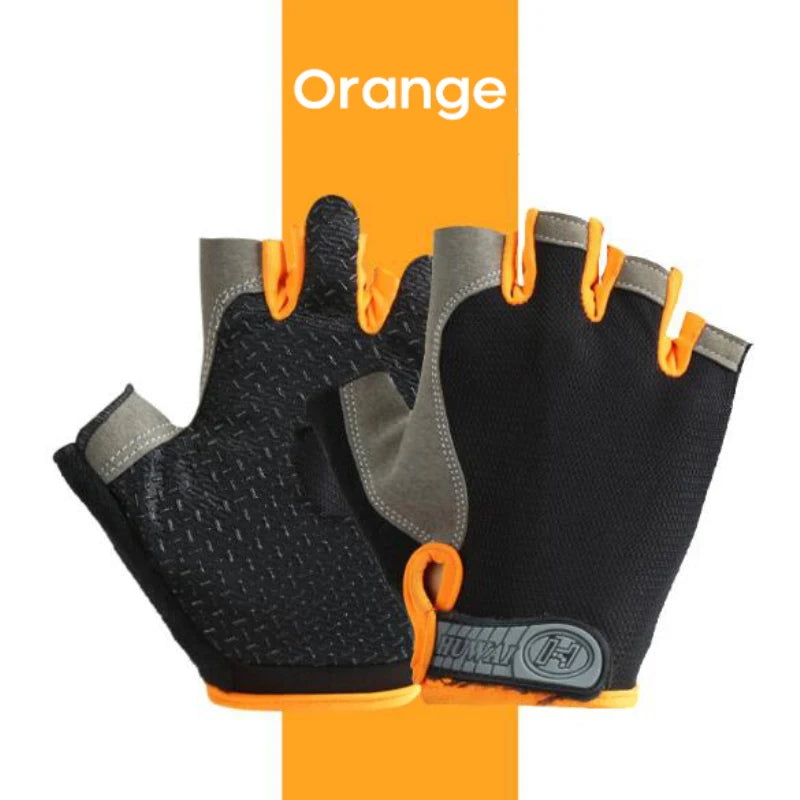 Half finger gloves for Gym (anti slip)