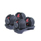 ADJUSTABLE DUMBBELL,FROM 2.5 TO 24 KG WITH ERGONOMIC CENTER, SET OF 2 UNITS