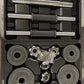 10kg-30kg Gym Home Weightlifting Dumbbells with Box Painted Black Painted Cast Iron Dumbbells