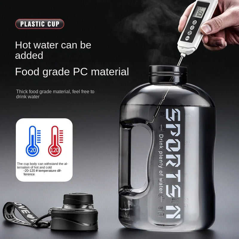 1700ml/2700ml Gym Cycling Cup PP Material