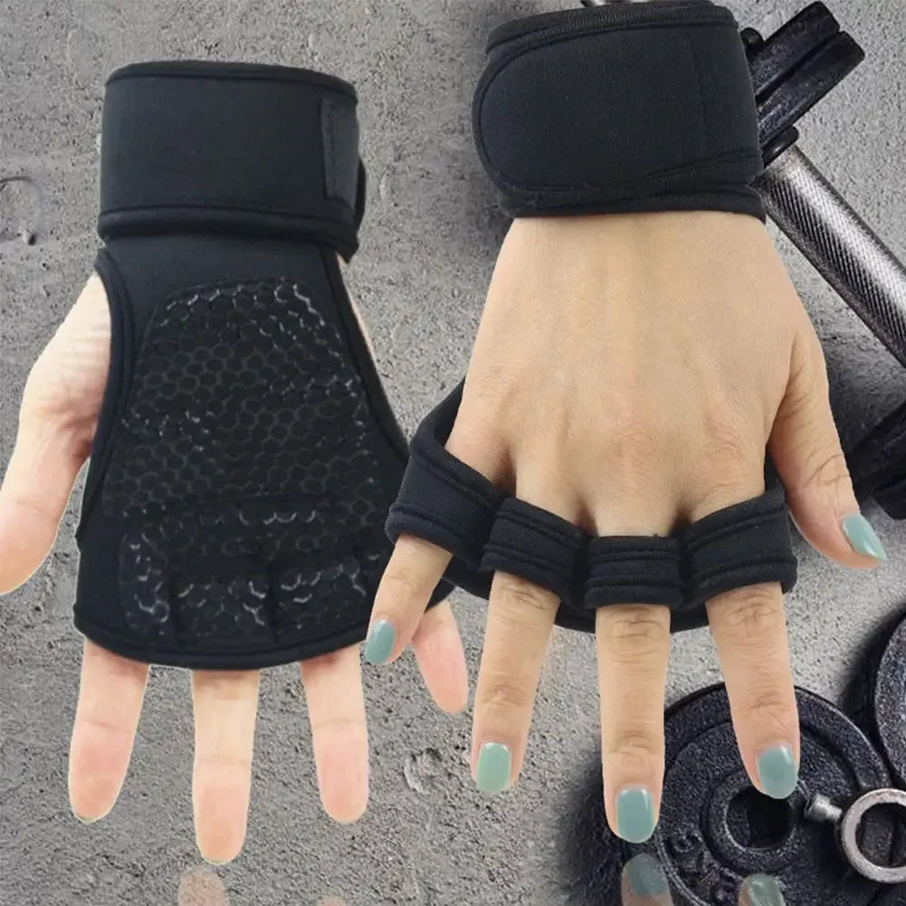 Half Finger Weight Training Gloves for Men Women Fitness Sports